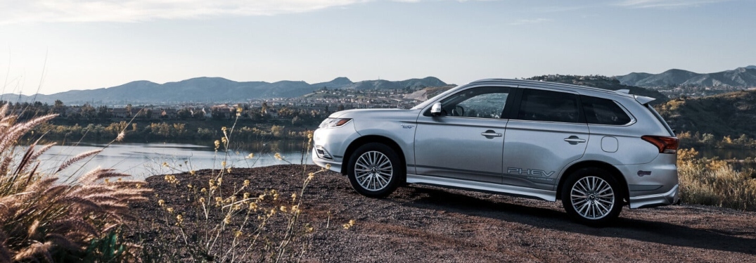 2022 Mitsubishi Outlander PHEV Parked by Water