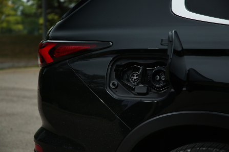 2023 Outlander Plug-In Hybrid with Open Charging Door