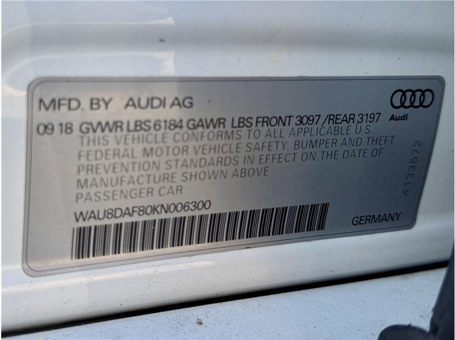 2019 Audi A8 L 3.0T Sedan 4D