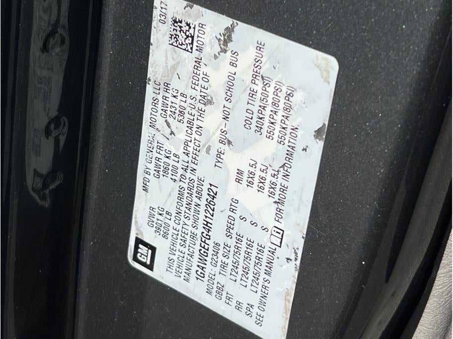 2017 Chevrolet Express 2500 Passenger LS Van 3D