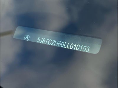 2020 Acura RDX SH-AWD A-SPEC Pkg Sport Utility 4D