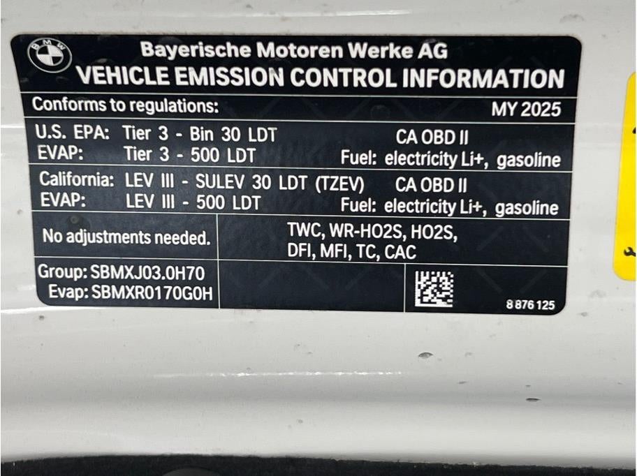 2025 BMW X5 xDrive50e Sport Utility 4D