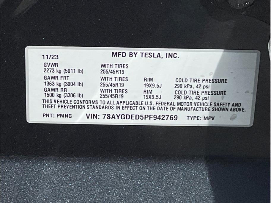 2023 Tesla Model Y Standard Sport Utility 4D