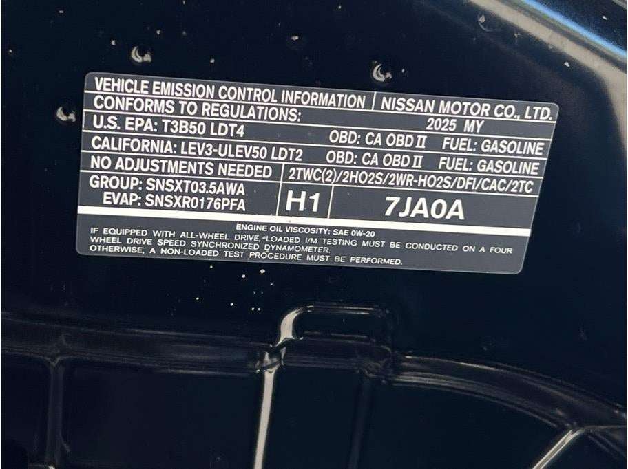 2025 Nissan Armada PRO-4X Sport Utility 4D