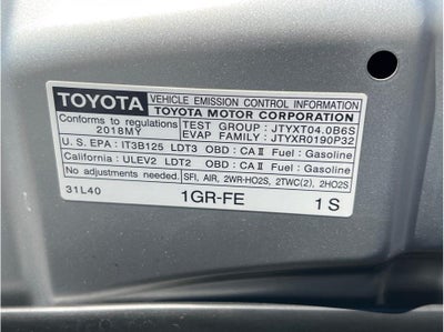 2018 Toyota 4Runner SR5 Sport Utility 4D