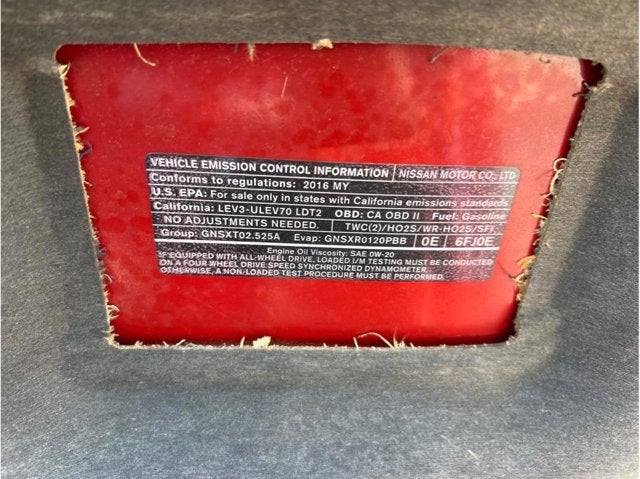 2016 Nissan Rogue SV Sport Utility 4D