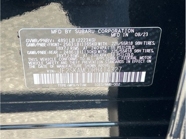 2024 Subaru Forester Touring Sport Utility 4D
